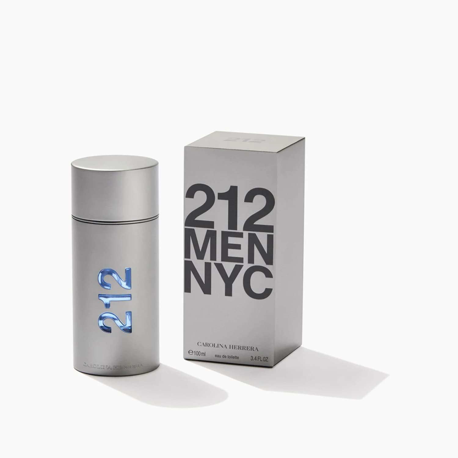 Carolina Herrera 212 Men 100ml Eau de Toilette Spray,Woody Floral Musk Fragrance ,Men's Perfume Gift Idea ,3.4 Fl. Oz