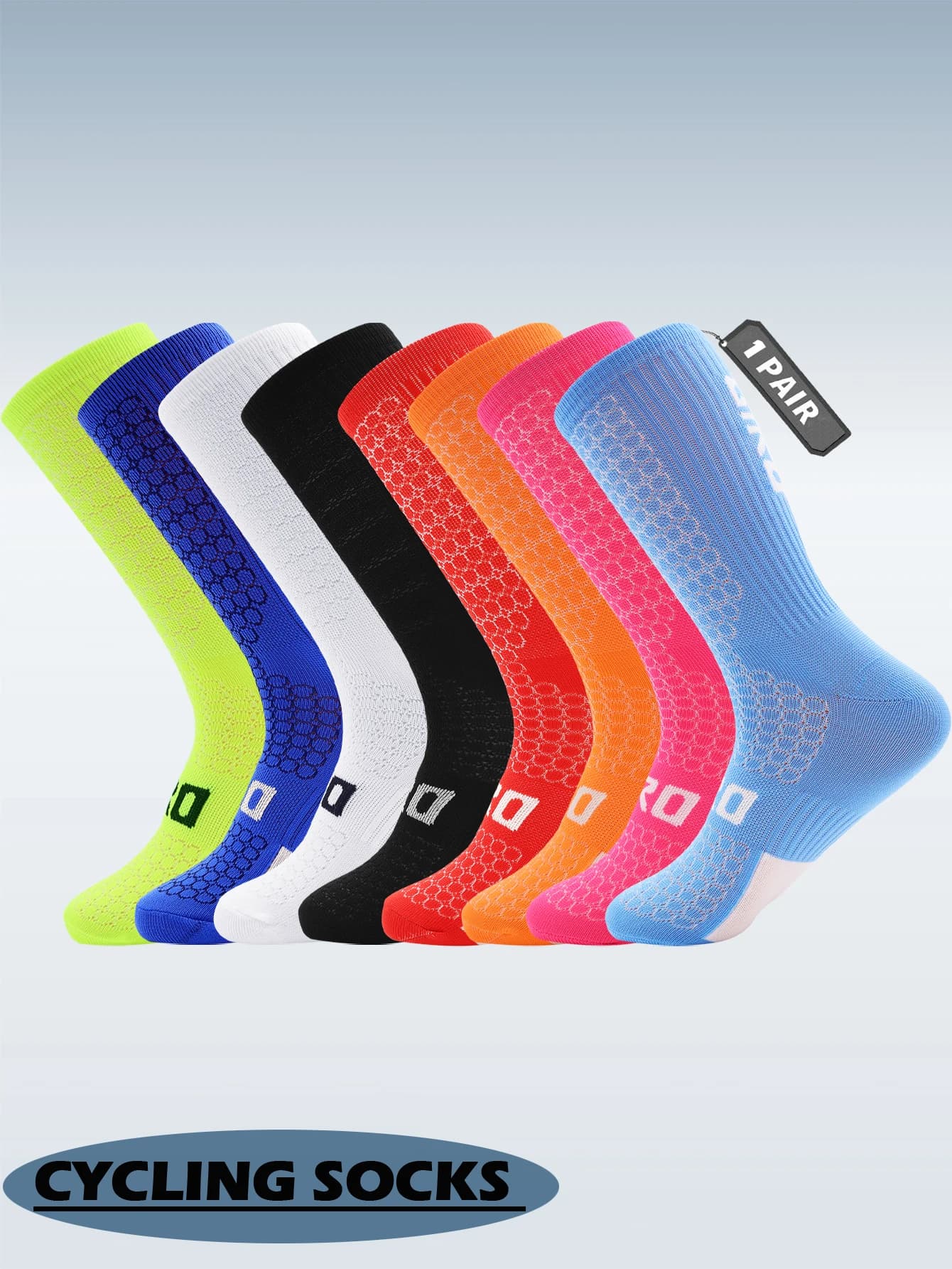 Professional Cycling Socks Compression Socks Breathable Men's And Women's Sports Running Basketball Socks