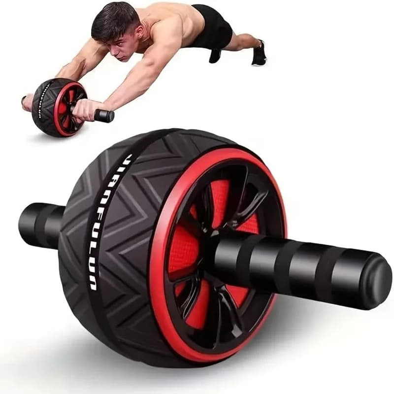 Ab Roller Wheel For Abs Core Workout Non-Slip Home Gym Fitness Equipment Men Women Abdominal Training Durable Design  Compact Fitness Gift for ，