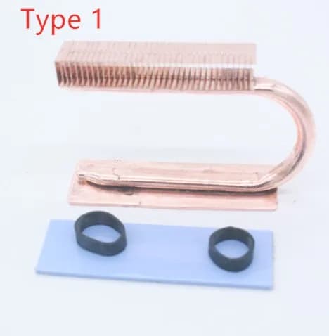 for M.2 solid state disk heatsink Heat Pipe SSD radiator heat pipe nvme hard disk 2280 22110 m2 All copper heat pipe heat sink