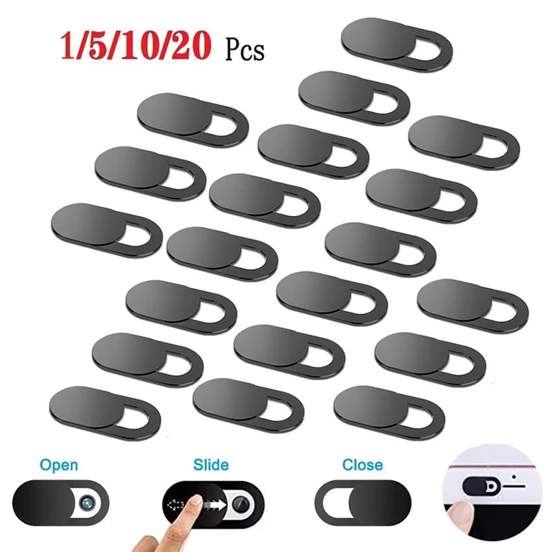 100/20/10/5/1pcs Sliding Webcam Cover Laptop Camera Cover Slider Phone Antispy For iPad Macbook Tablet Lenses Privacy Sticker