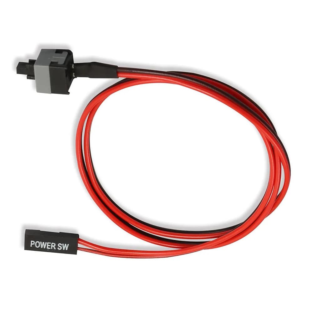 Computer Power Reset Switch Cable Supply I/O PC Motherboard Cable and Button Switch Replace a Broken Power Switch Cable