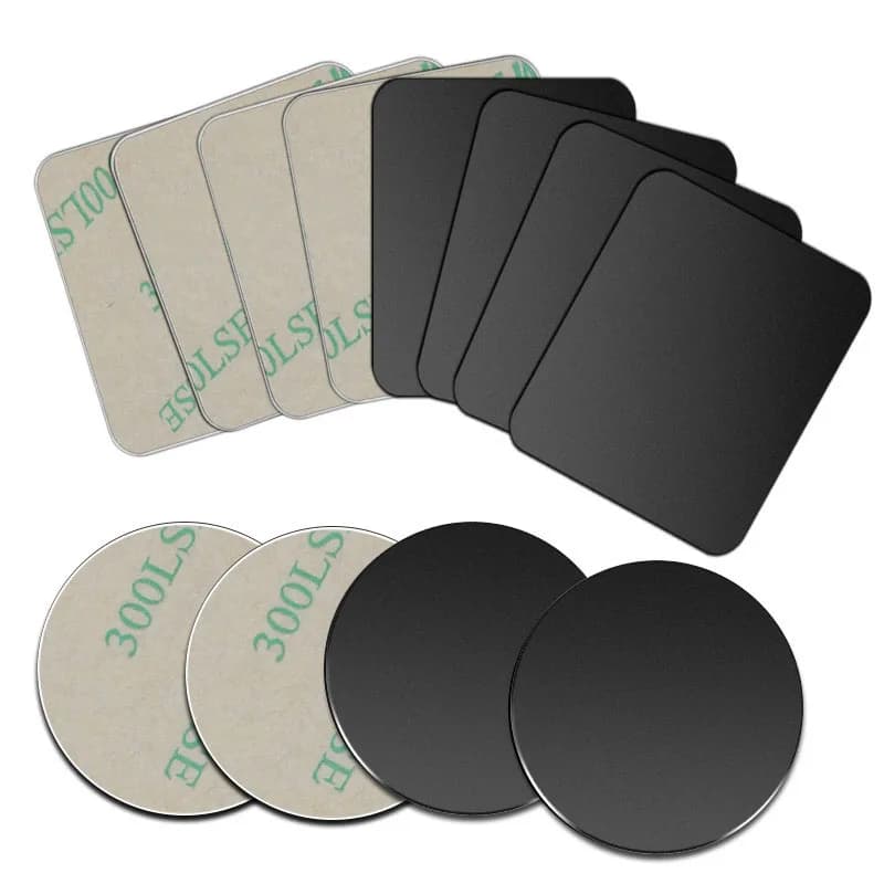 Metal Plate For Magnetic Car Phone Holder Universal Iron Sheet Disk Sticker Mount Mobile Phone Magnet Stand For IPhone