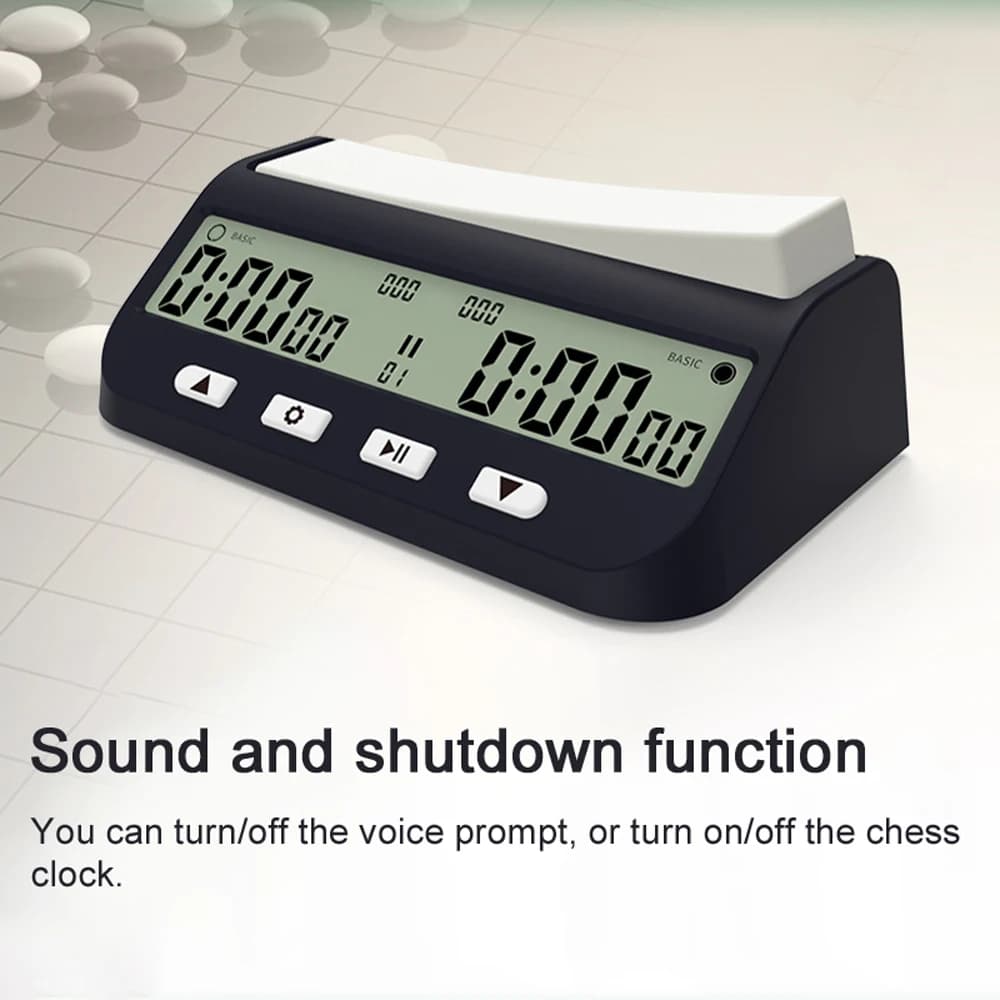Professional Chess Clock Multifunctional Digital Clock Accurate Count Up Count Down Timer Board Game Stopwatch