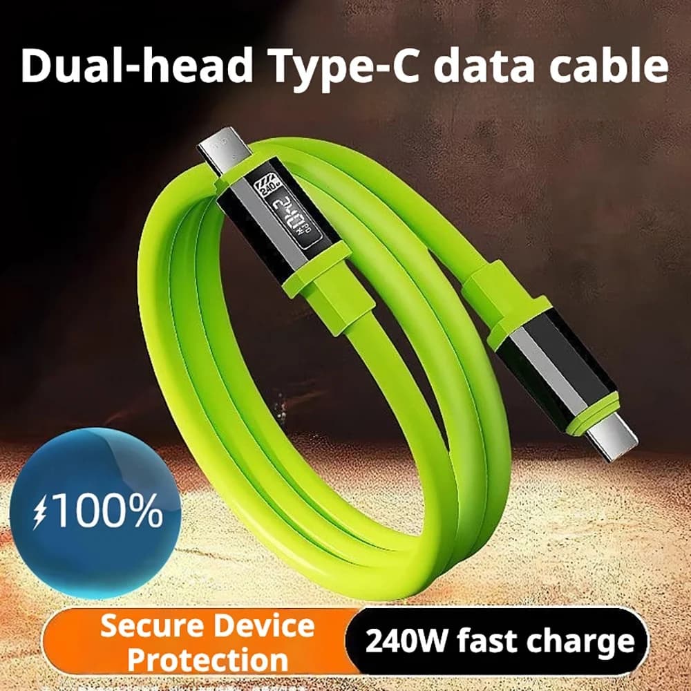 240W Type C To Type C Super Fast Charging Cable Universal High Power Charger USB Cord  for iPhone 16 15 14 Xiaomi Huawei Samsung