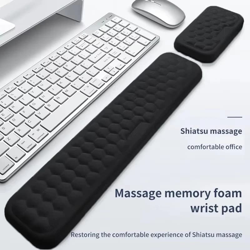 Keyboard Mouse Wrist Rest Pad Memory Foam Hand Rest Support Support Ergonomic Wrist Cushion Pad Memory Foam For Notebook Laptops
