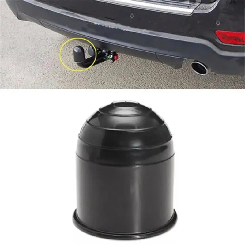 Practical Tow Bar Cap Black Durable Caravan Trailer Protection Towing Hitch Ball Cover Car Accessories  Prevent Falling