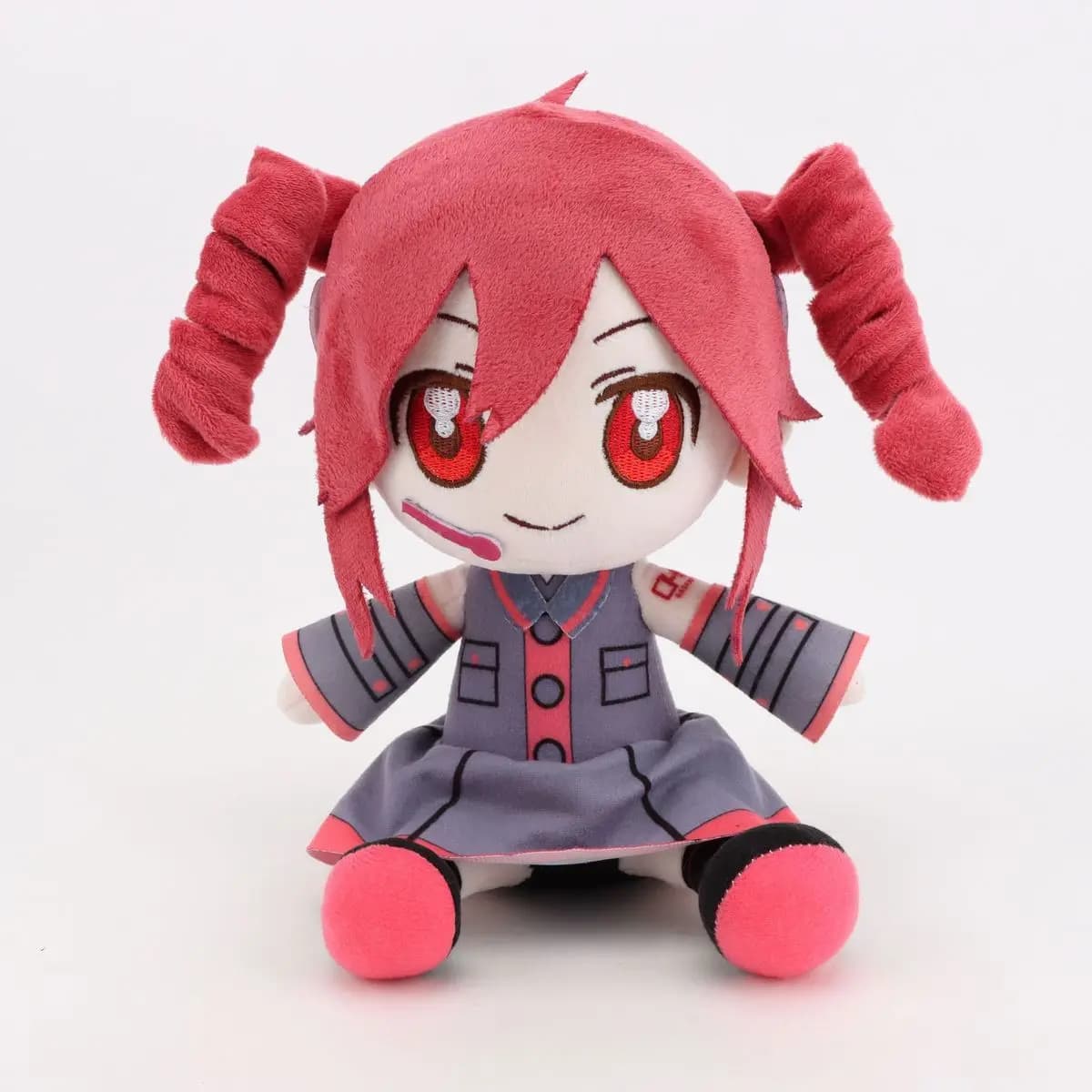 Kasane Teto Plush Toy Soft Doll Stuffed Plushies Figure Anime Cosplay Cartoon Birthday Present Christmas Gift for Fans Girl