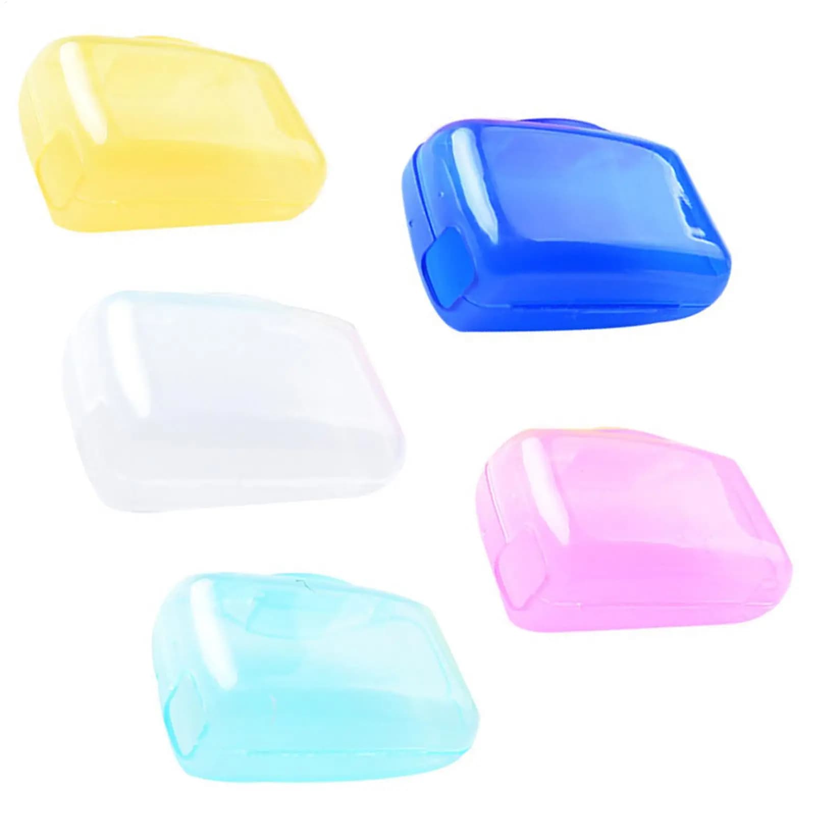 Toothbrush Head Cover 5 pcs Tooth Brush Protector Holder Electric Teeth Cleaning Protection Case For Camping Bathroom Travel