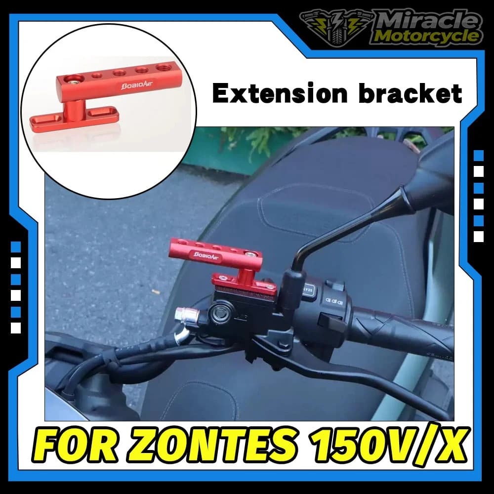 Multi-functional extension bracket for dashcams, suitable for ZONTES 150x 125x 125V 150V.