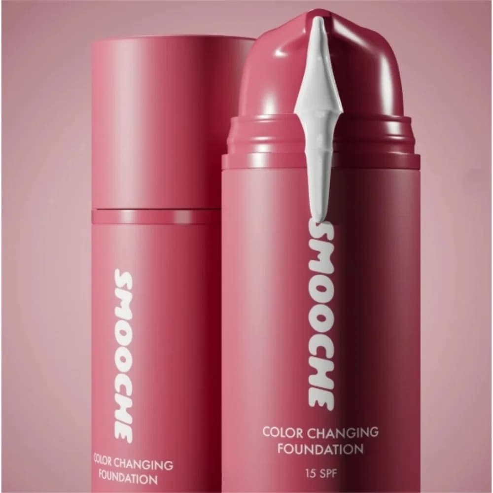 Smooche Original Concealer Facial Base Makeup Glycerin VitaminE Natural Herbal Liquid Foundation Brand Color Changing Foundation