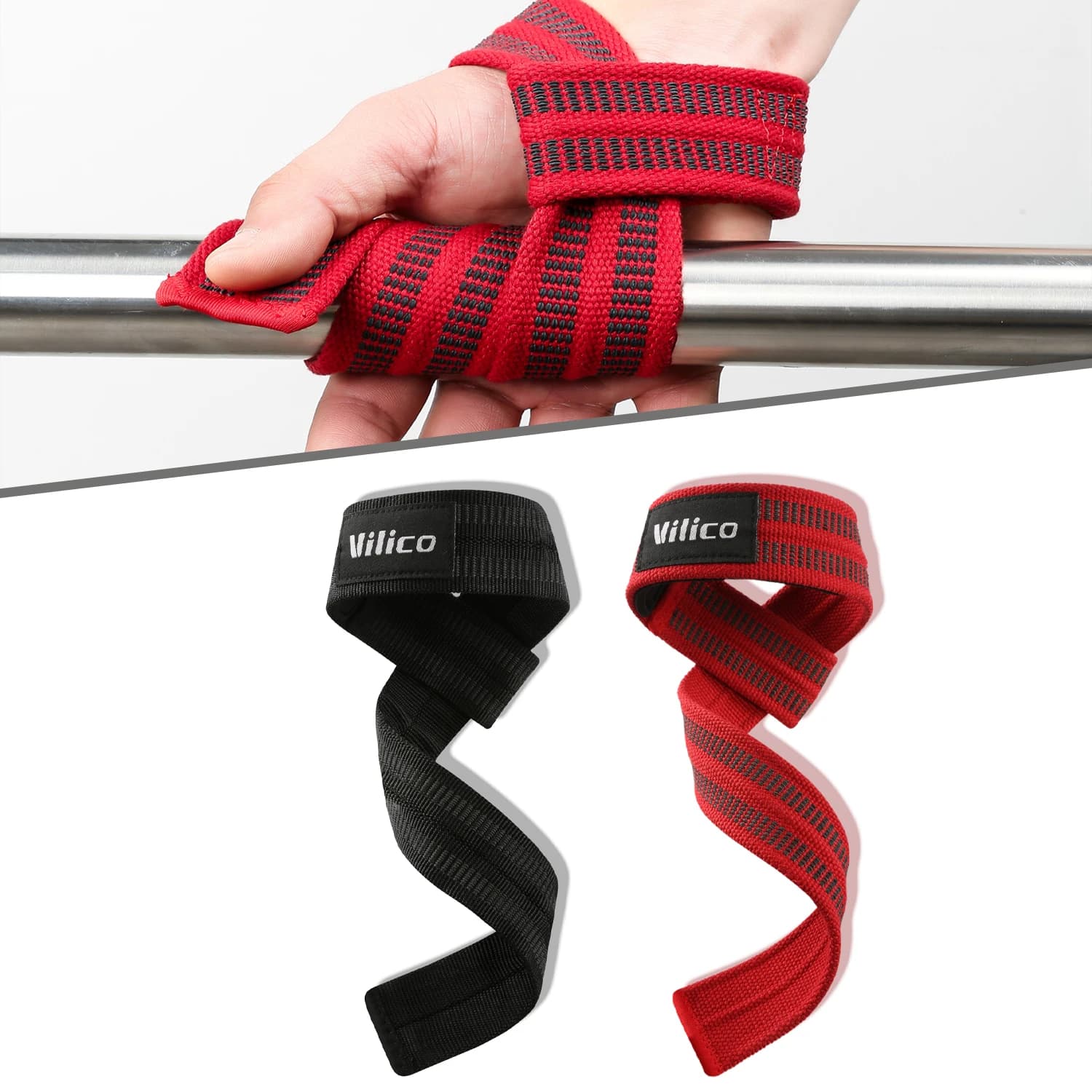 Power Lifting Straps WeightLifting Gym Gloves Deadlift Wrist Straps Hand Palm Assist Gear For Pull Up Bar Barbell Dumbbell Train