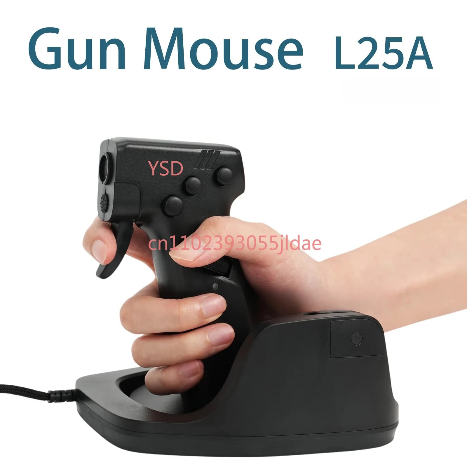 Mouse L25A Gun Mouse OrionTime FPS Game Pistol Handle Grip Wired Peripherals Pc Custom Gamer Accessories Gaming Mice Game Mouse