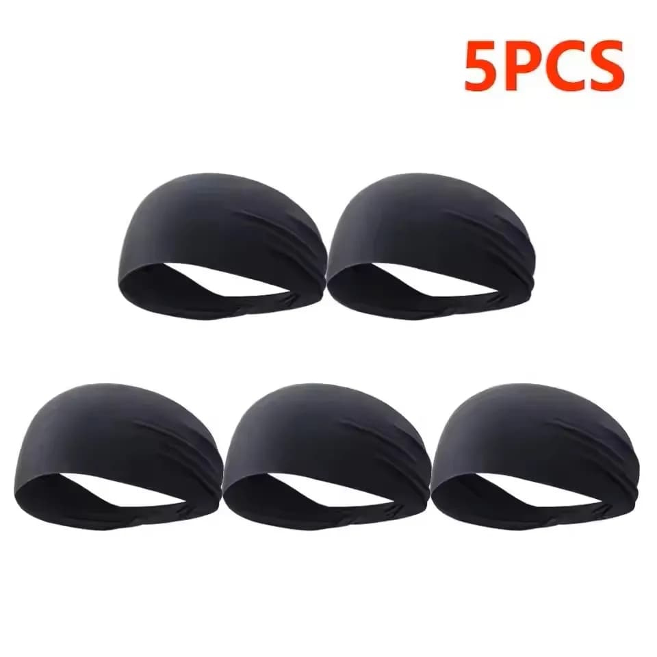 Sport Headband Fitness Sweat Bandage Head Hair Band Tennis Yoga Absorb Sweat Head Band Basketball Running Sweatband Women Men