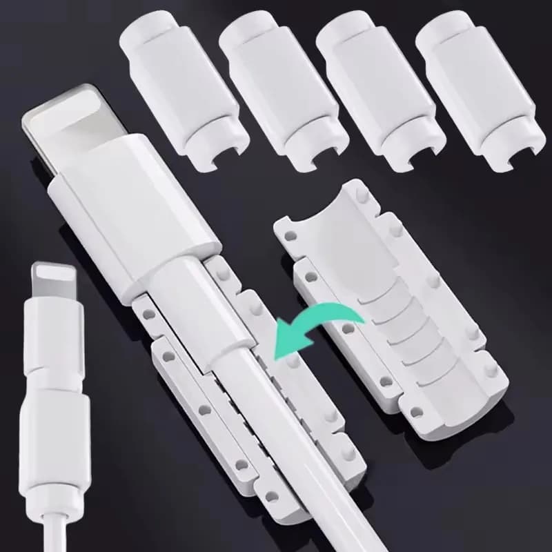 Anti Break Cable Protector Soft Silicone Cover For Apple Type C Micro USB Univerasl Charger Cord Winder Cover Wire Accessories