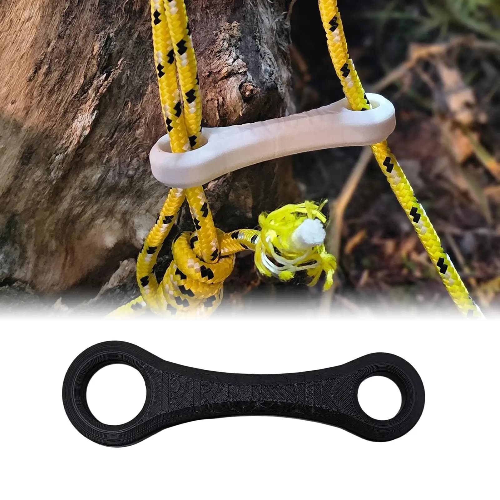 Rope Tightener for Camping 3D Printed Adjustable Paracord Tensioner 2PCS Lightweight Rope Lock for Backpacking Hiking Tent Tarp