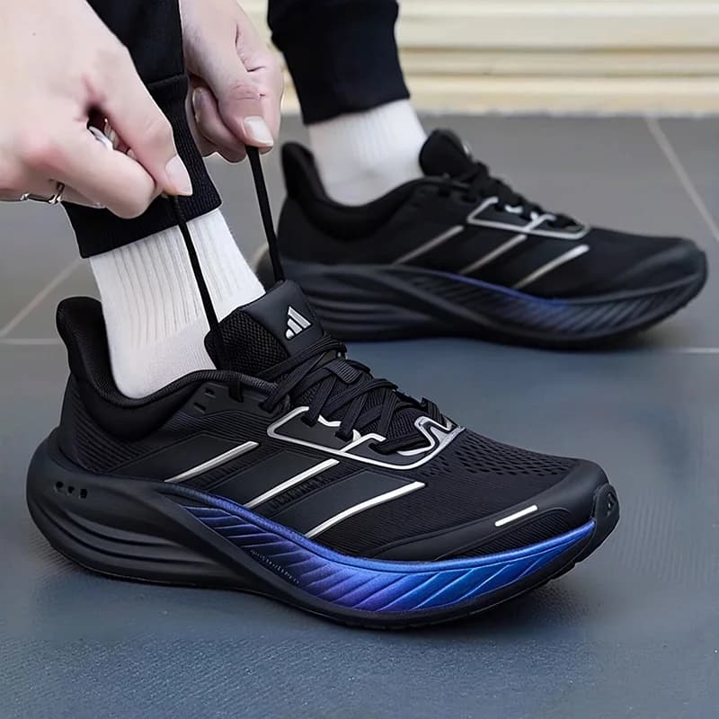 2026 New Adidas LC3751 Black Purple Men Sneakers Textile Breathable Dreamstrike Cushion Light Running Training Shoes