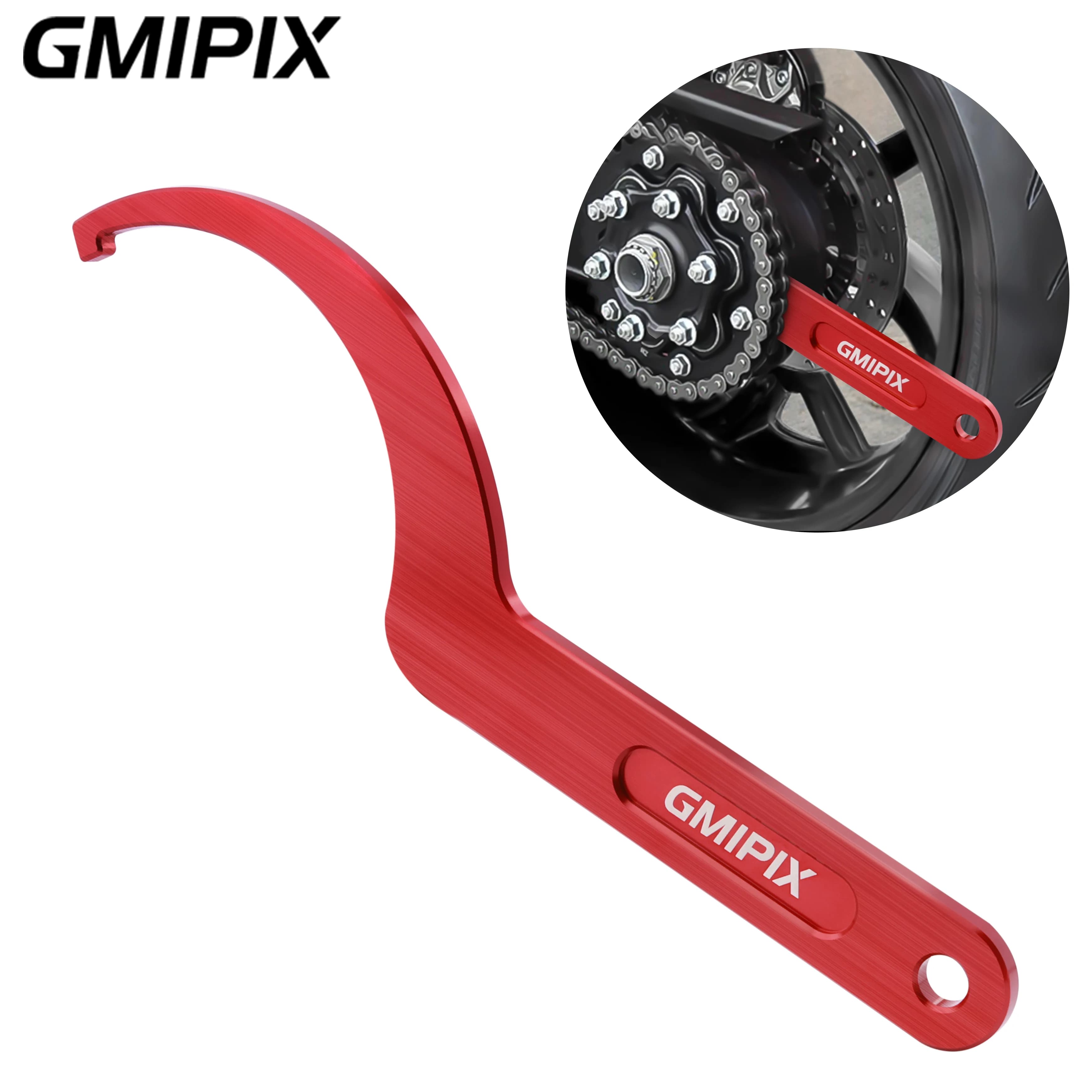 GMIPIX Motorcycle Chain Adjuster Tool Compatible with Ducati V4 821 950 Rear Wheel Eccentric Hub Tension Wrench