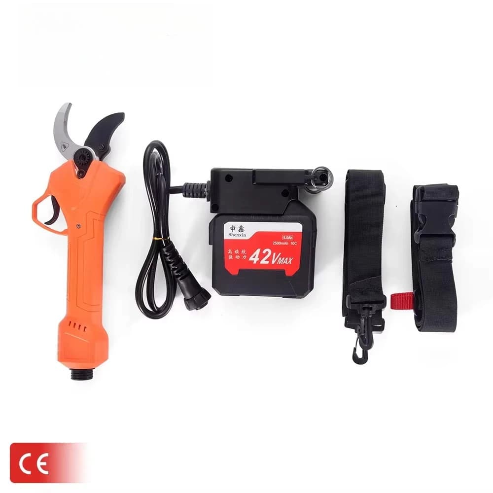 Hot Sale 42V Bodypack Electric Pruning Shears Battery Powered Garden Tree Branch Coating Pruning Tool