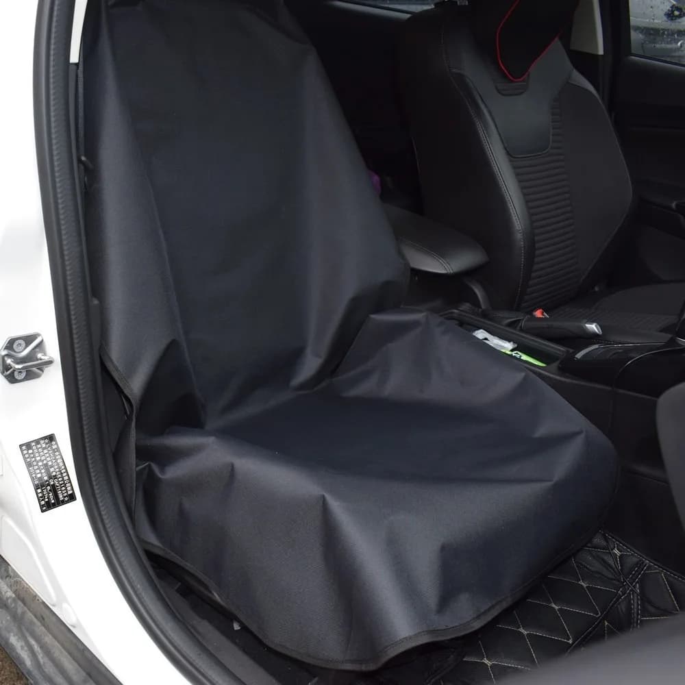 Universal Fit Anti-Slip Waterproof Sweat Towel Car Seat Cover for Post-Gym Workout Running Swimming Beach Hiking - Bucket Seat