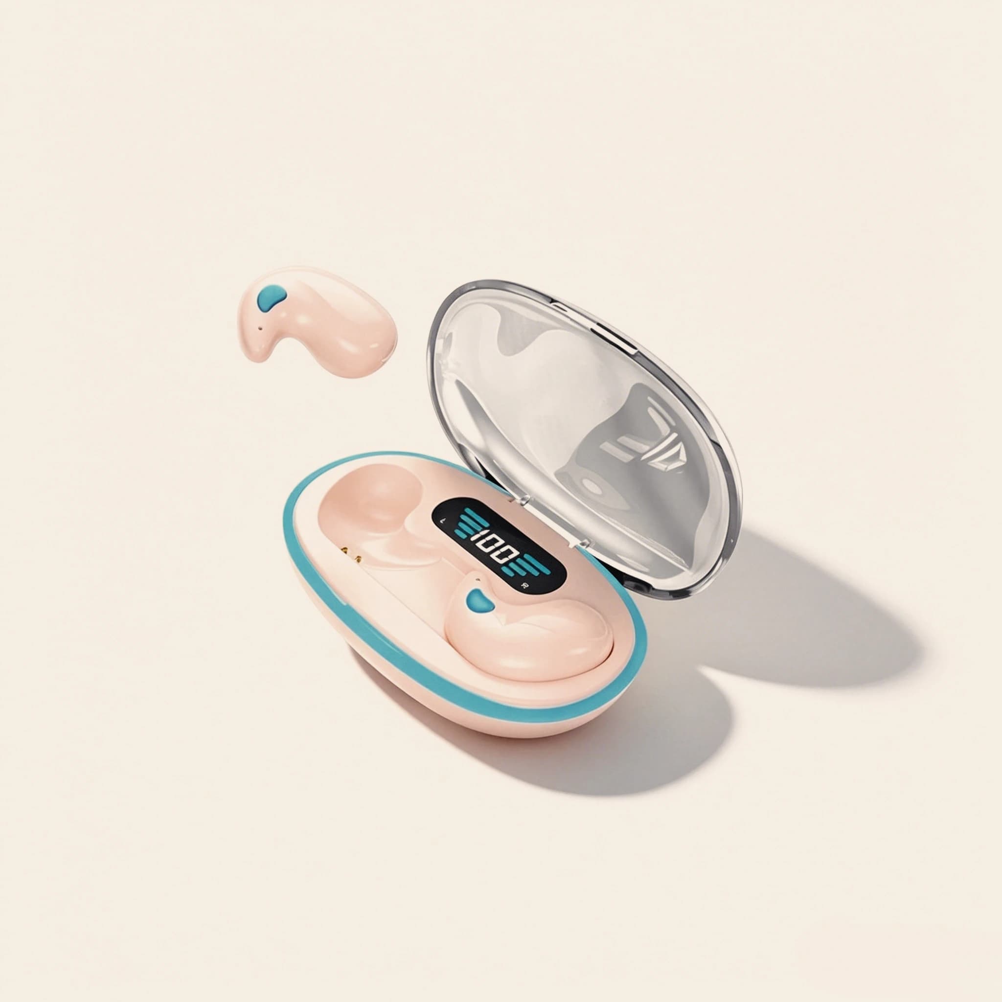 New Bluetooth 5.3 Wireless Earbuds for Sleeping Mini Design Portable Audio for Small Ears Ultra-Mini Sleep Earphones With Mic