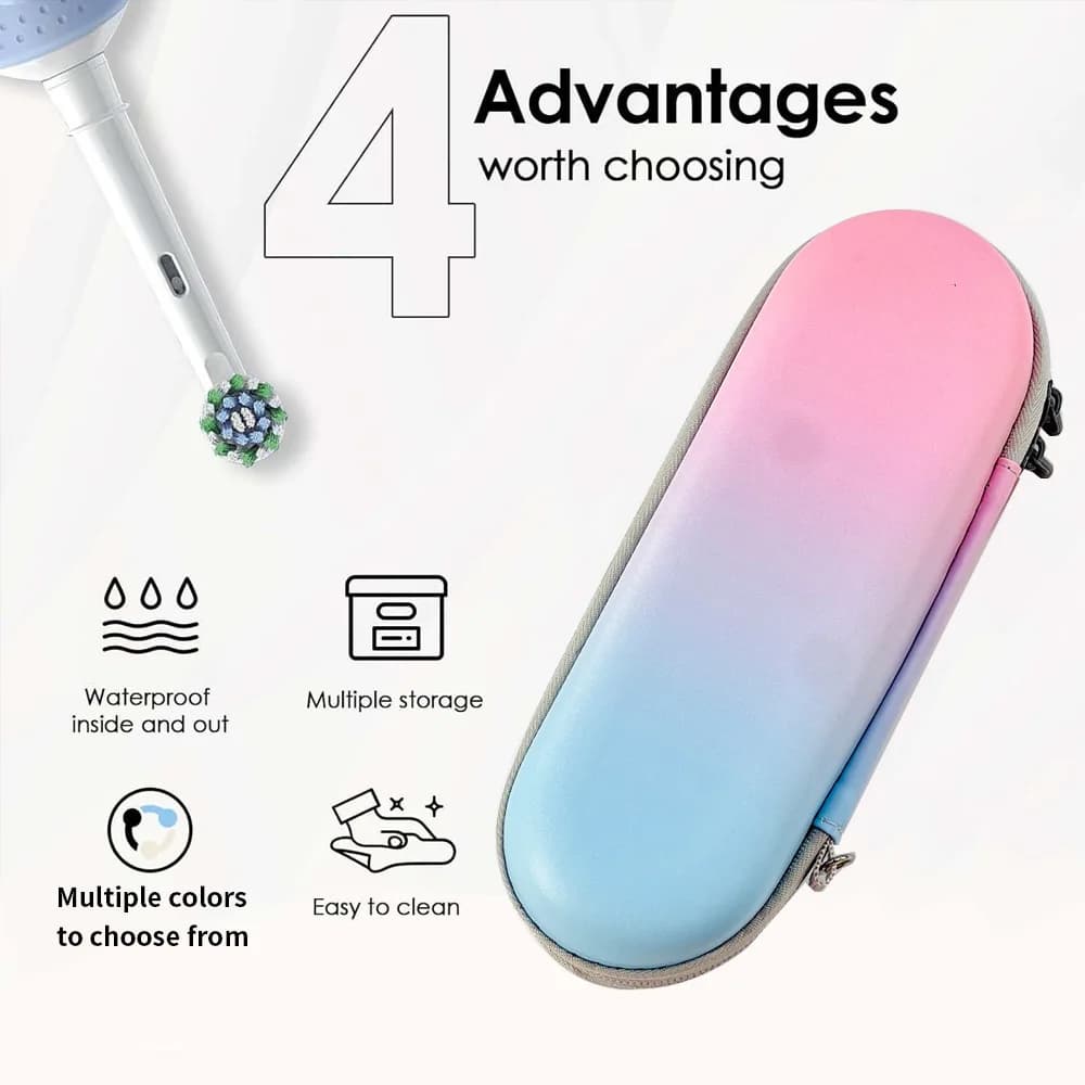 Electric toothbrush storage box, convenient storage bag, suitable for storing various electric toothbrushes