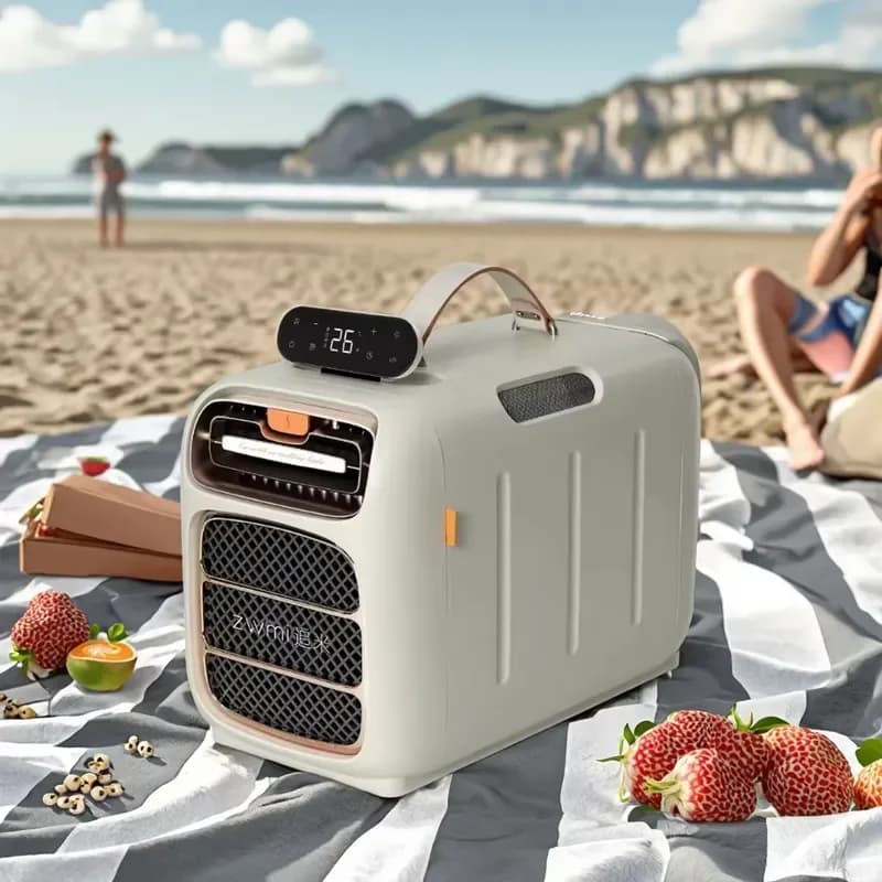 Portable Outdoor Plastic Tent 5200 BTU Mobile Air Conditioner for Energy Efficient Class App-Controlled Household Camping Car
