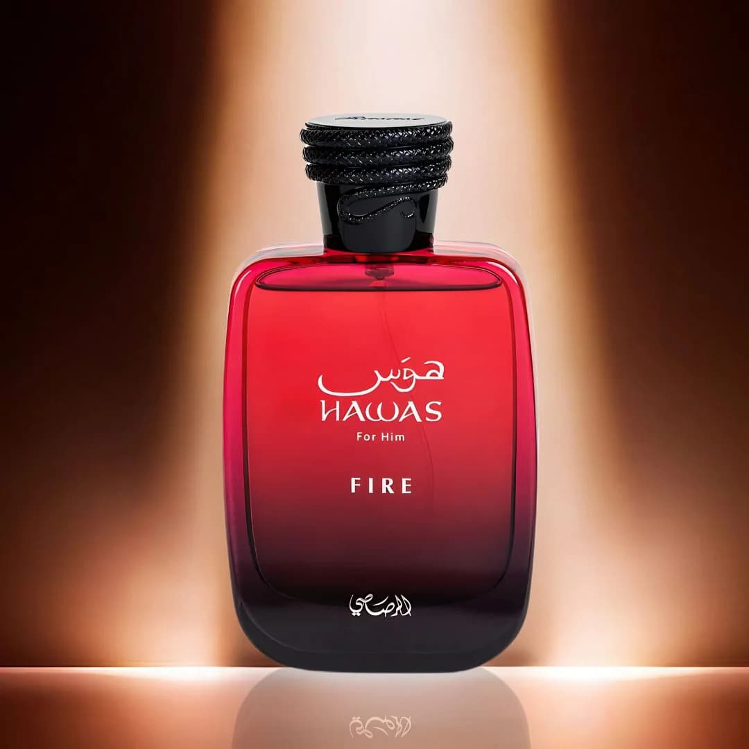 Luxury Rasasi Hawas Fire For Him Eau De Parfum 100ml Long Lasting Woody Oriental Fragrance Original Arabian Men Cologne Perfume Gift Box