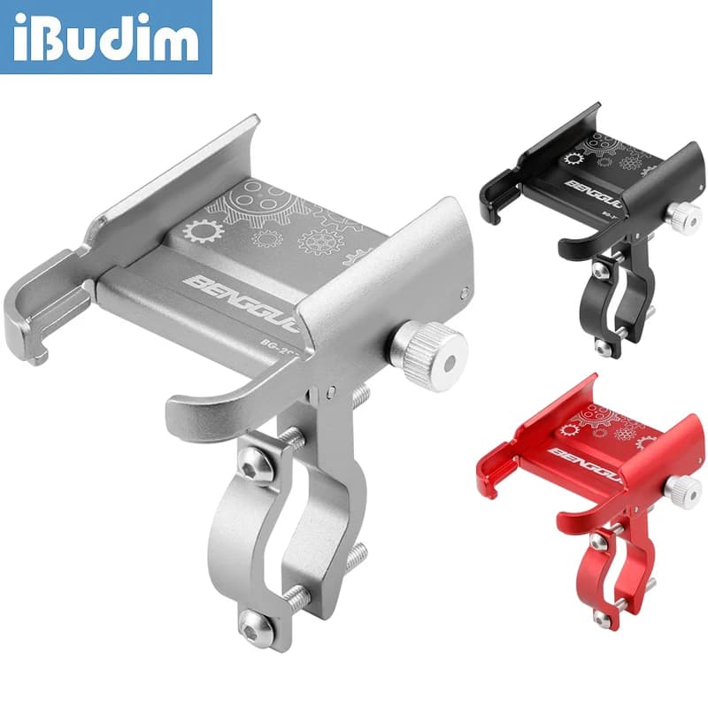 Bike Phone Holder 360 Rotation Bicycle Phone Holder for 4.7-7.0 Inch Devices Motorcycle Handlebar Mobile Phone Stand