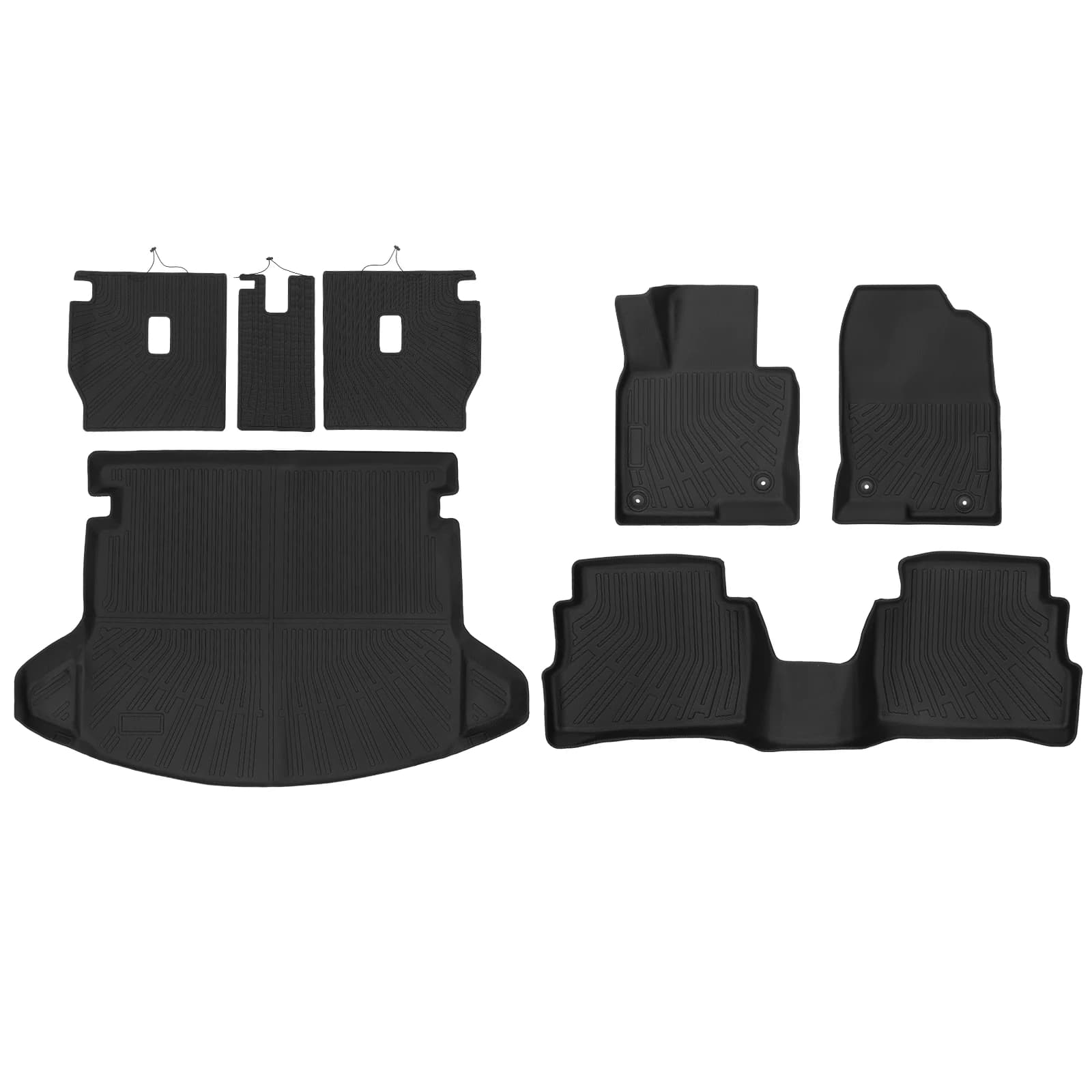 Floor Mats & Trunk Mat & Backrest Mats Car Floor Mats Cargo Liner Trunk Pad Replacement for Mazda CX-5 2017-2025 Accessories