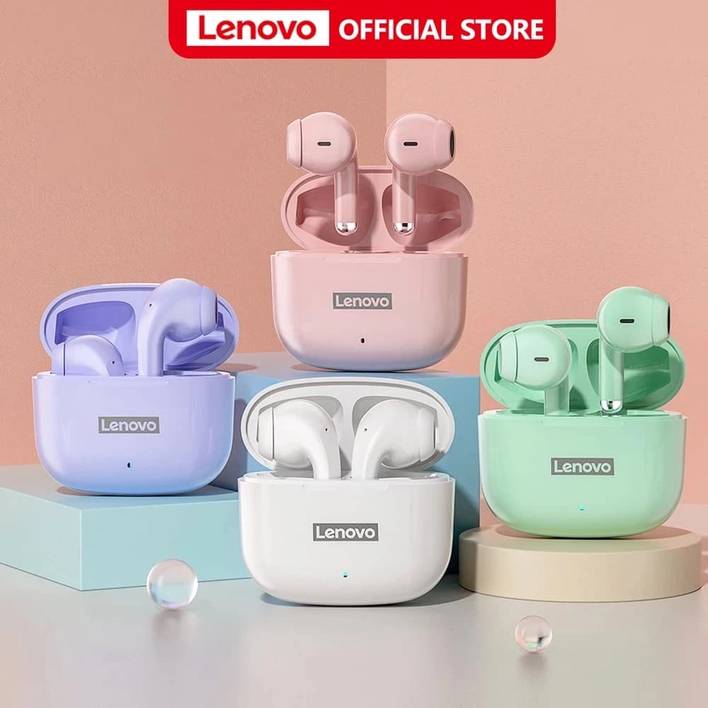 Original Lenovo LP40Pro TWS Bluetooth 5.1 Quick Connect Earphone Ergonomic Design Headphones Powerful Transmission Speed Headset