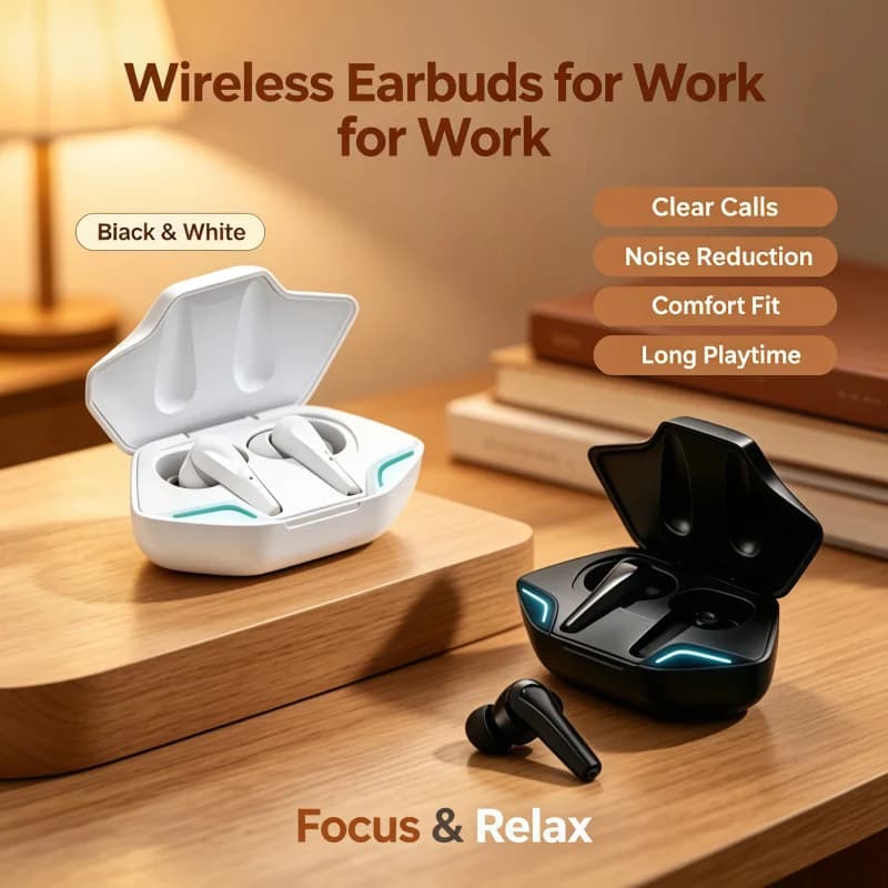 New style X15 TWS Wireless Bluetooth Headset Gamer Earbuds with Mic Wireless Headphones Noise Cancelling Bluetooth Earphones