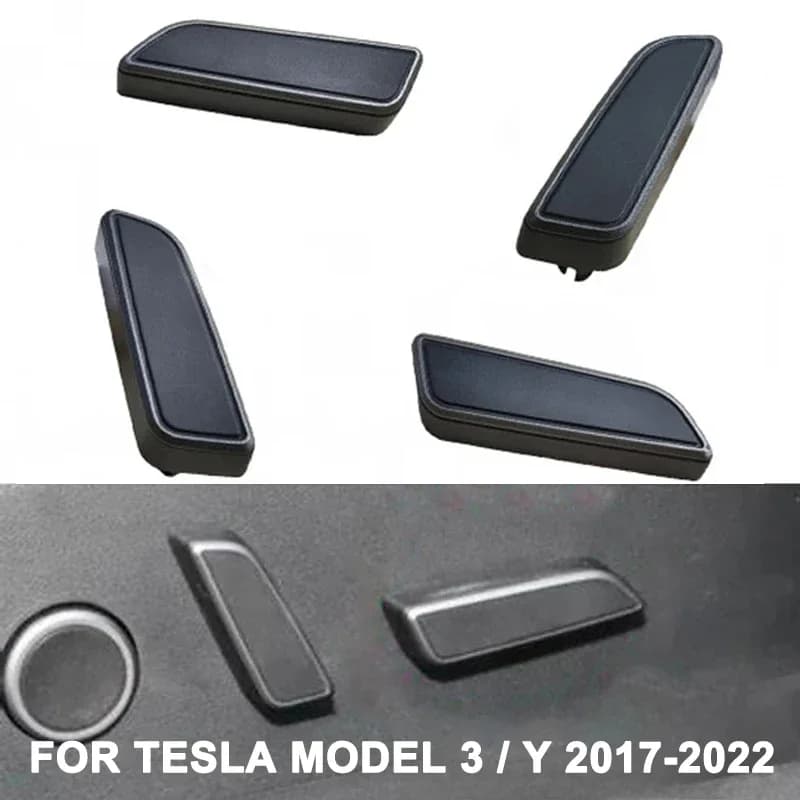 Car Seat Switch Button Cover Replacement for Tesla Model 3 Y 2017-2022 Left Hand Drive1098841-01-E 1098843-01-E