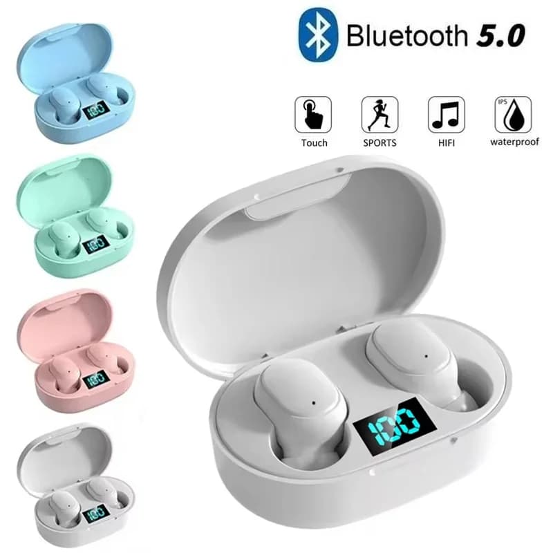 A6S TWS Earphone Wireless Bluetooth Headset Touch Control Earbuds With HD Mic Earphones Sports Waterproof Headphones For iPhone