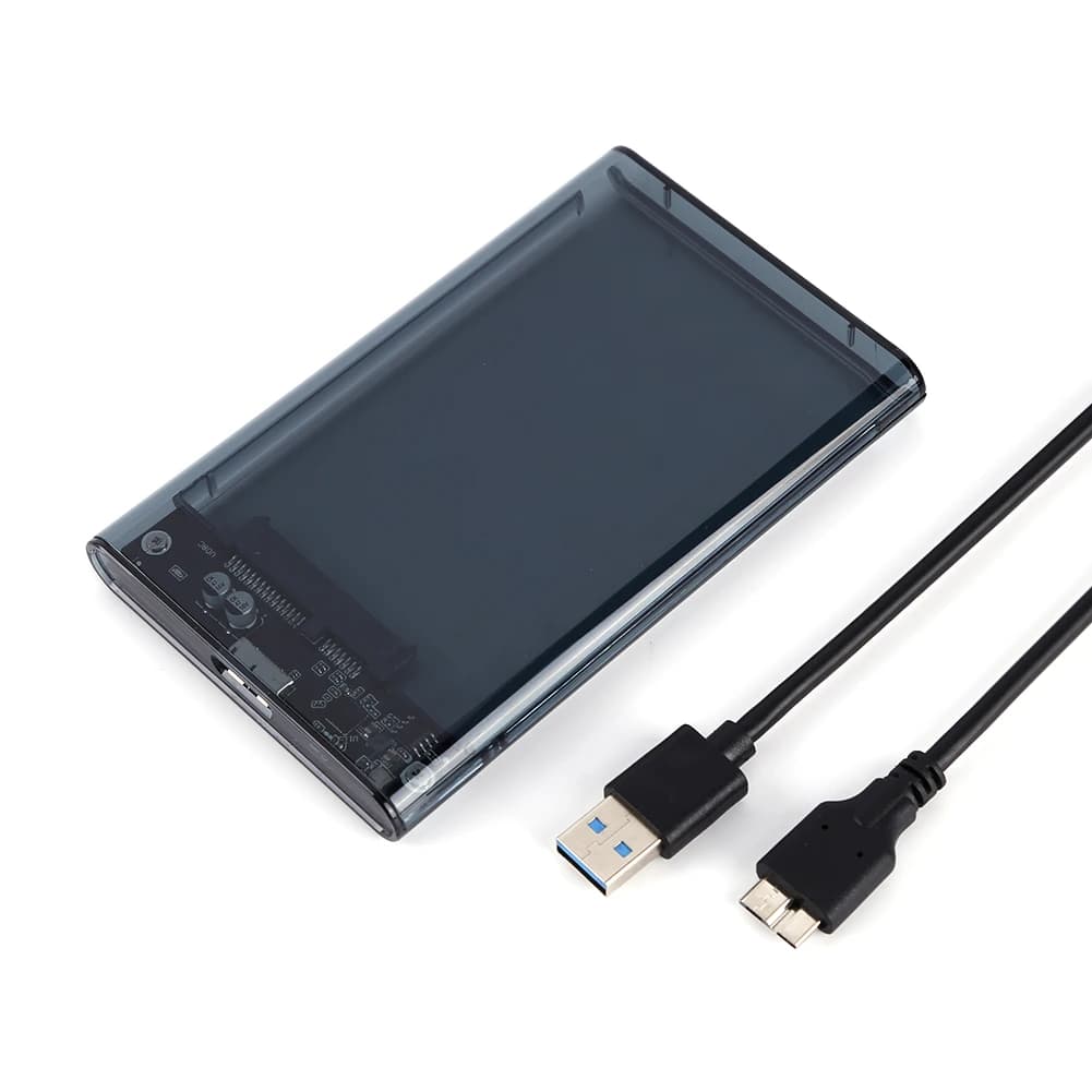 USB 3.0 HDD Enclosure 2.5" SATA HDD SSD External Hard Drive Case 5Gbps High Speed External Hard Drive Disk Box for PC Laptop