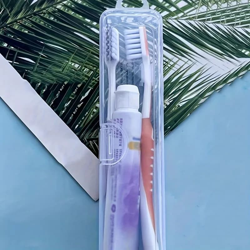 Fragrance-Free Travel Toothbrush Case, Portable  Electric Toothbrush And Toothpaste Container, Breathable Toothbrush Box 21x3cm.