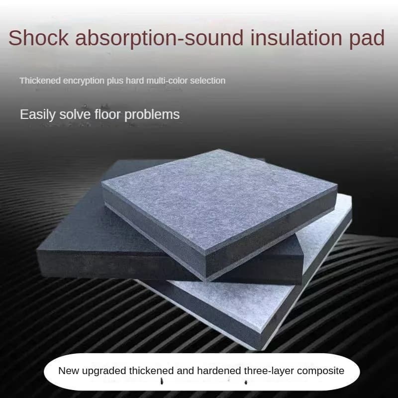Drum Soundproofing Pad, Speaker Shock-Absorbing Pad, Piano Treadmill Soundproofing Pad, Shock-Absorbing Board High Density