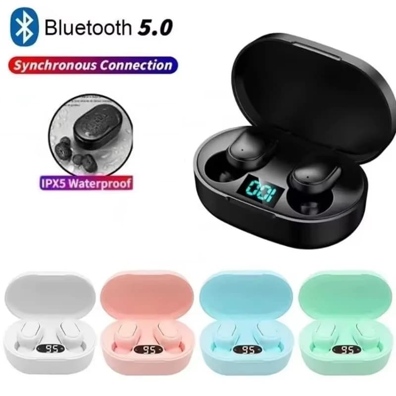 A6S TWS Earbuds Wireless Bluetooth Headphones Touch Control Earphone With HD Mic Earphones Sports Waterproof Headset For iPhone