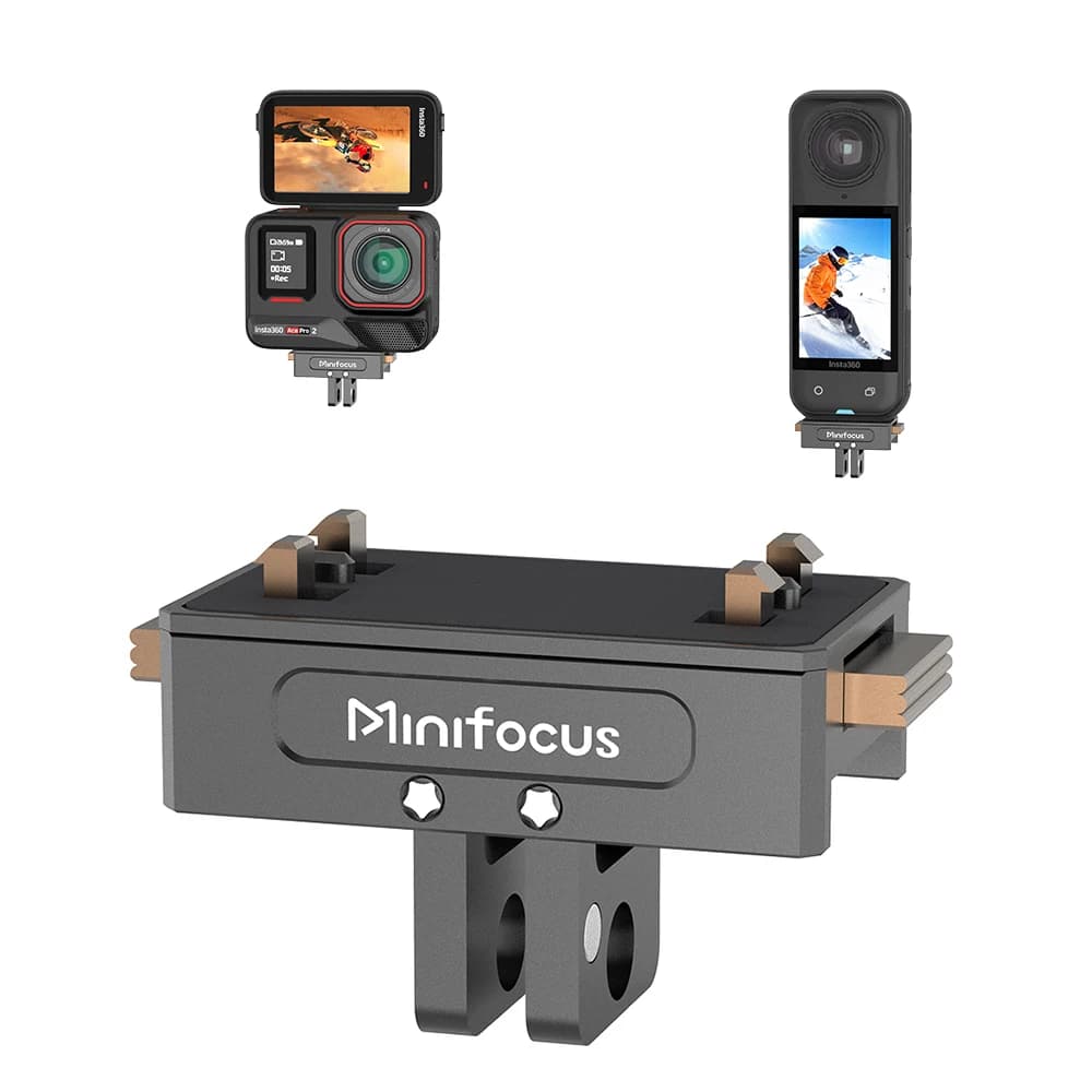 Minifocus Magnetic Adapter Mount For Insta360 X5 X4 Ace Pro 2 Action Camera Quick Release Mount Extension Base Support Accessory