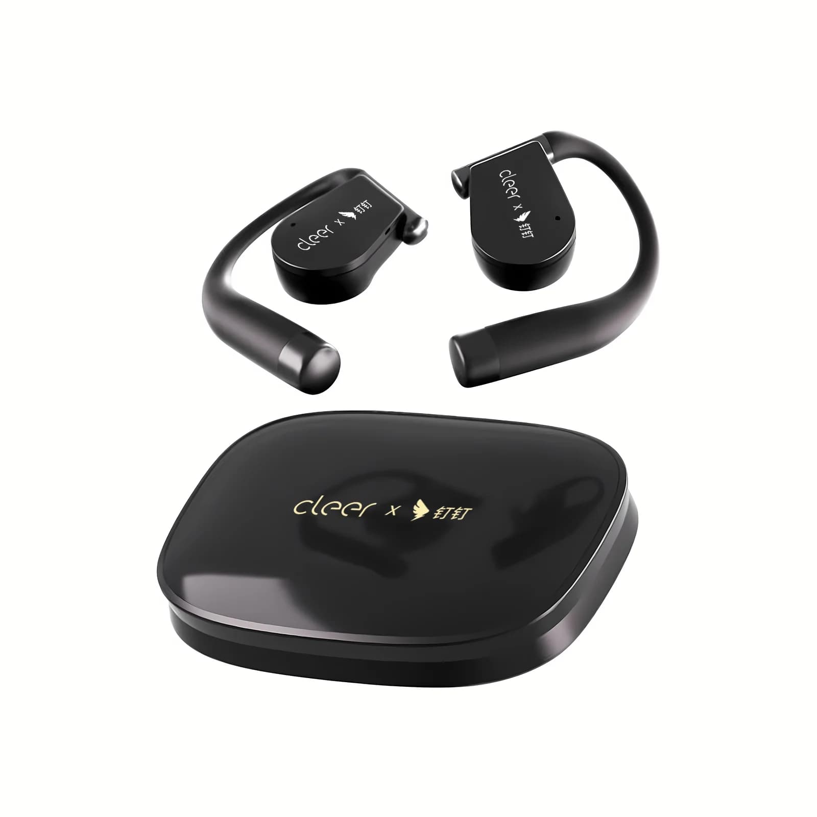 DingTalk H1 AI Earbuds, Open-Ear Recording&Real-Time Transcription, AI Meeting Summary&Translation, for Calls Interviews Office