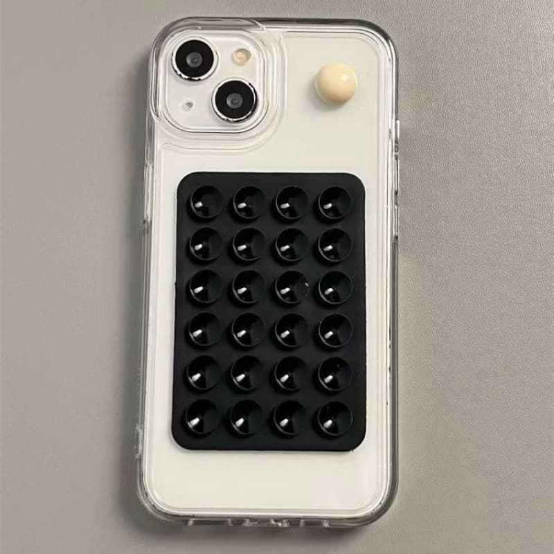 Silicone Suction Phone Case Mount Non Slip Sticky Grip Silicon Adhesive Suction Cup Mount Strong Grip Holder for Selfies Videos