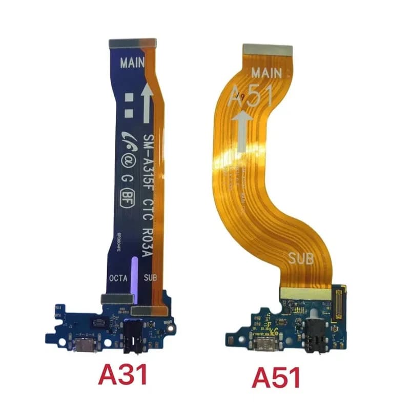 For Samsung A51 A515 A71 A715 A31 A315 A41 A415 A21S A21 USB Charging Dock Port  Connector Main Motherboard Flex Cable