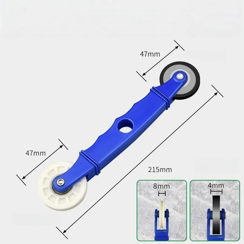 1Pcs ABS Rubber U-Groove Fix Hard Bar Lamp Quick Mount Tools 4-8mm Light Strip Installation Roller LED Strip Light Install Tool