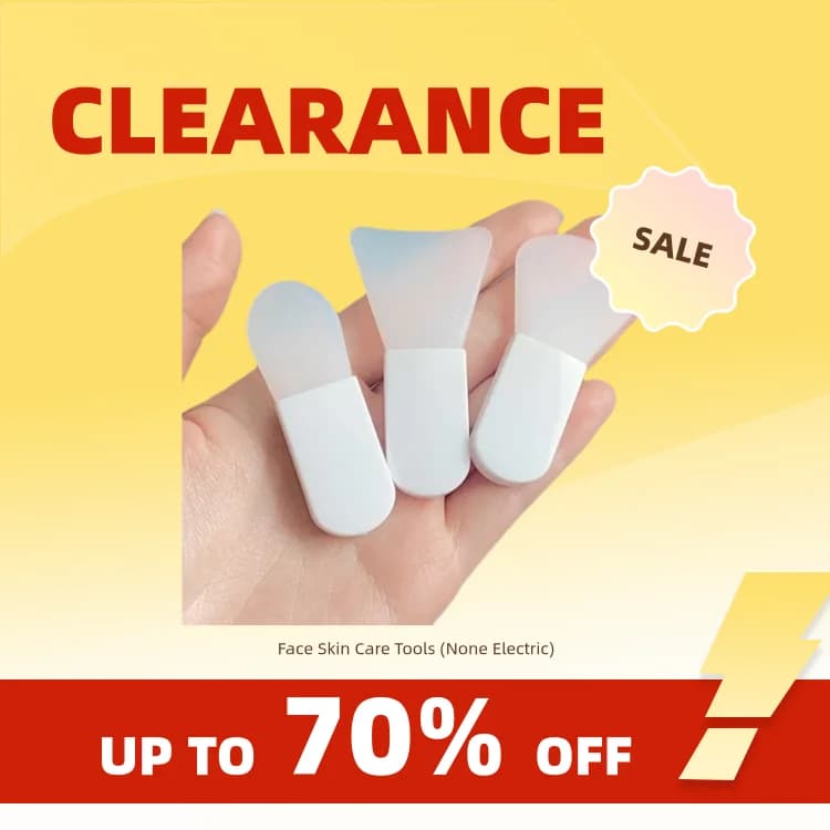 Clearance_3Pcs Silicone Facial Mask Brush Face&Eye Cream Mud Mask Applicator Scraper Face Cleanse Brushes Travel Portable Skin C