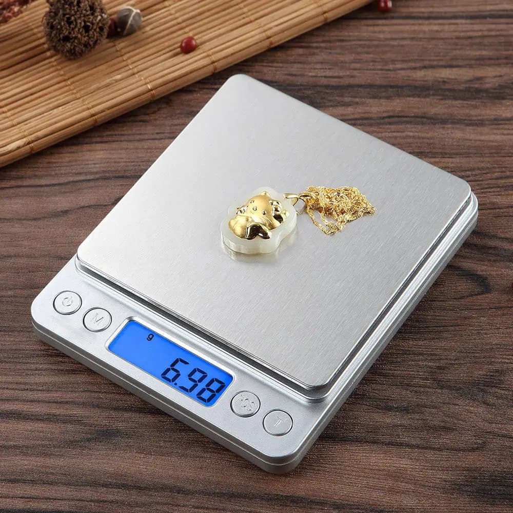 LCD Digital Jewelry Scale 3kg 0.1g/500g 0.01g Smart Precision Electronic Pocket Portable Kitchen Food Scales Gram Weight Balance