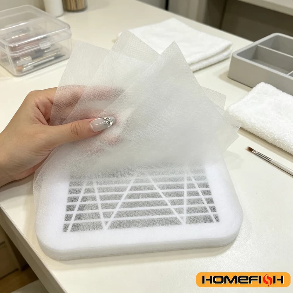 Nail Vacuum Filter Paper Filter White Dust Collector Replace Nail Vacuuming Ultra-thin Cleaner Filter Non Woven Fabric Cotton