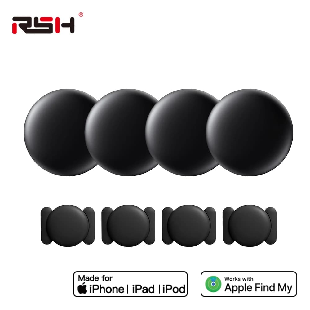 1/ 4Pack GPS Tracker Strong Magnetic Car Vehicle Tracking Anti-loss Positioning Device Car Locator work with Apple Find My APP