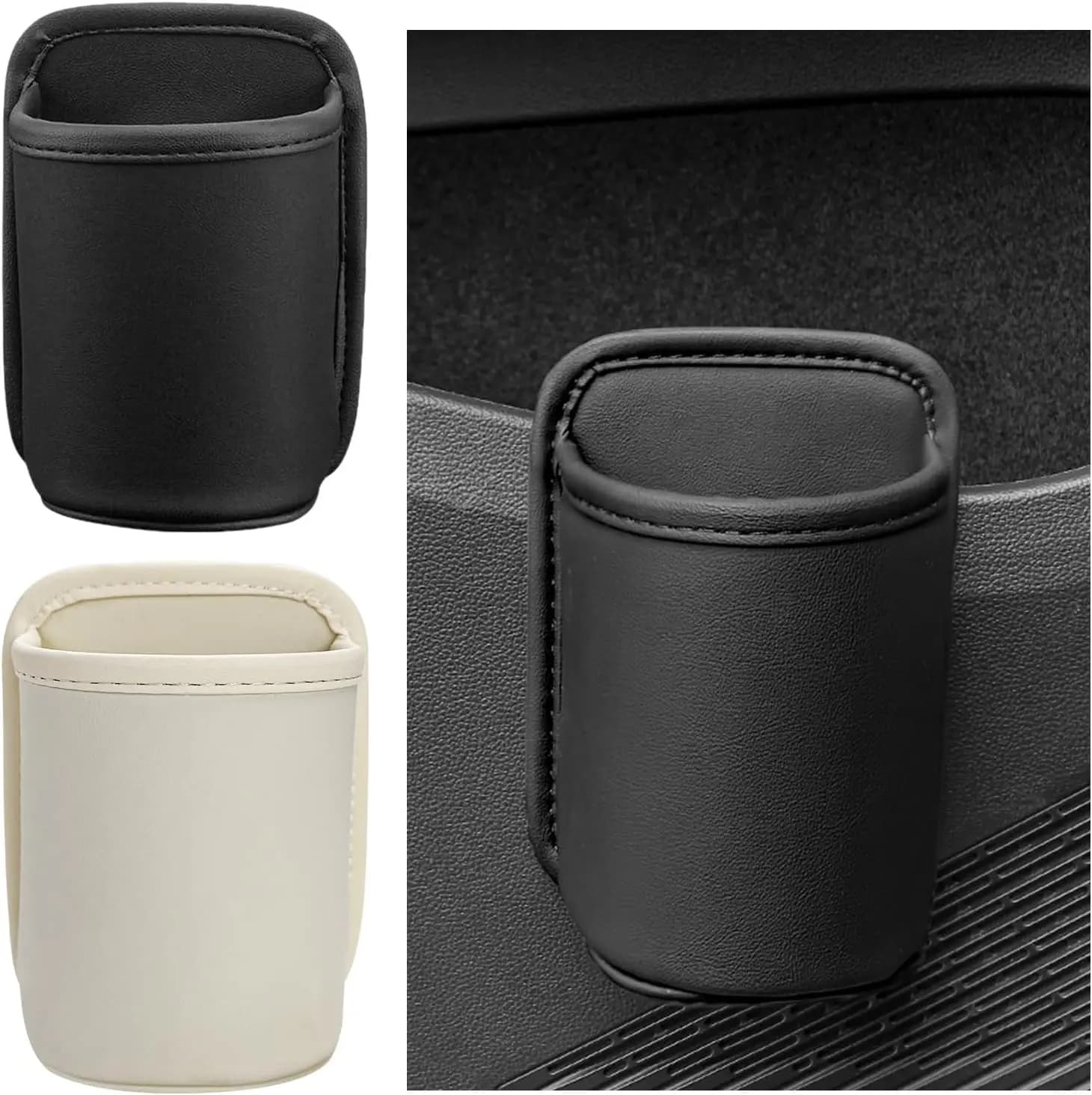 Universal Car Door Cup Holder Box Back Clip Design Drink Rack Storage Bin Car Seat Back Water Cup Box Organizer Pocket
