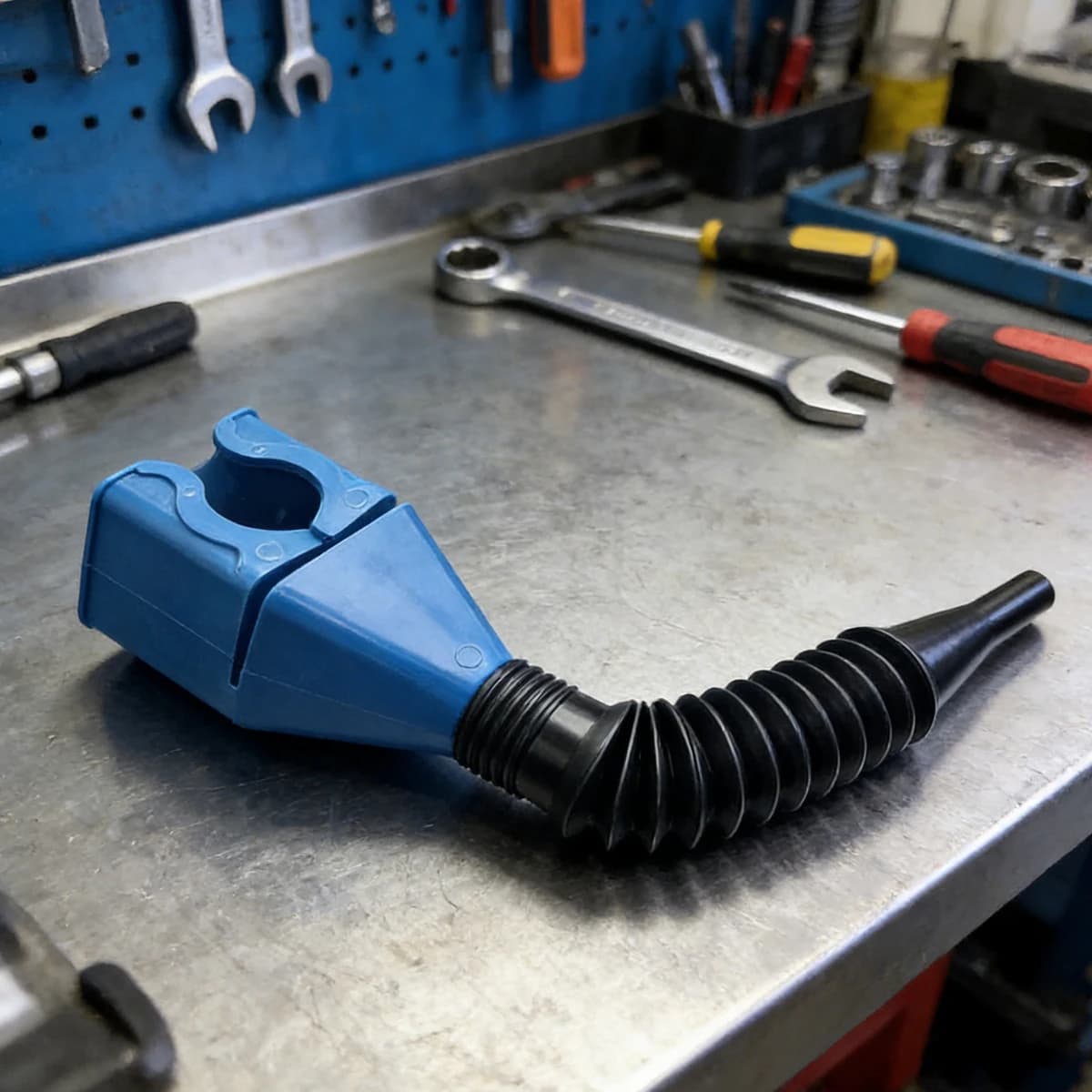 No Spill Funnel Oil Change Tool Motor Workshop Accessories Car Automotive Fuel Treatment Replacement Special Engine Coolant Auto