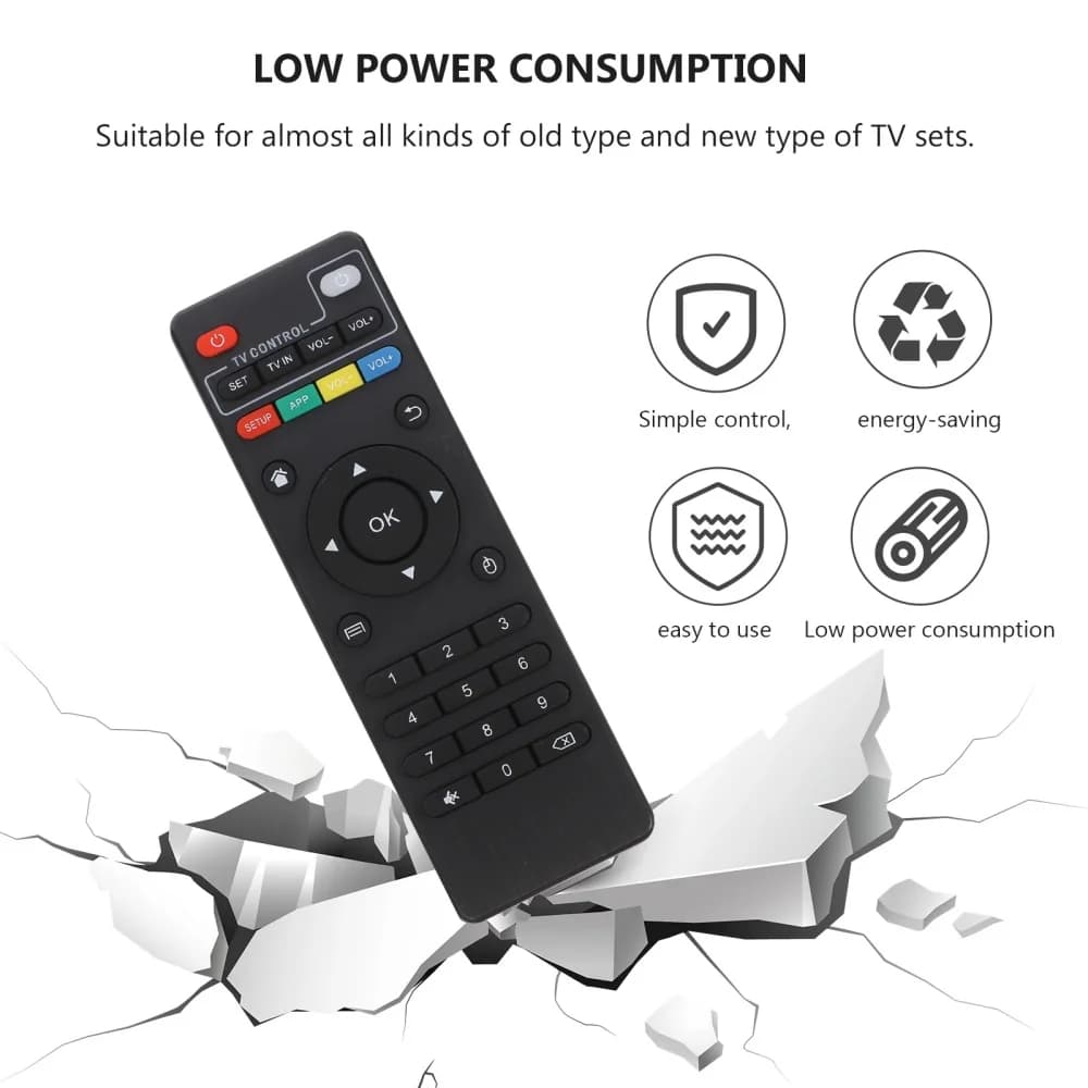 Universal Remote Control for X96 X96mini X96W Android TV Box S905W Support 2.4G Wireless WIFI Media Set-Top Box with KD Function